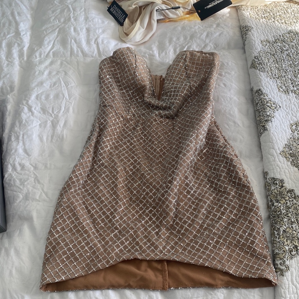 Sparkle bustier dress. Worn once